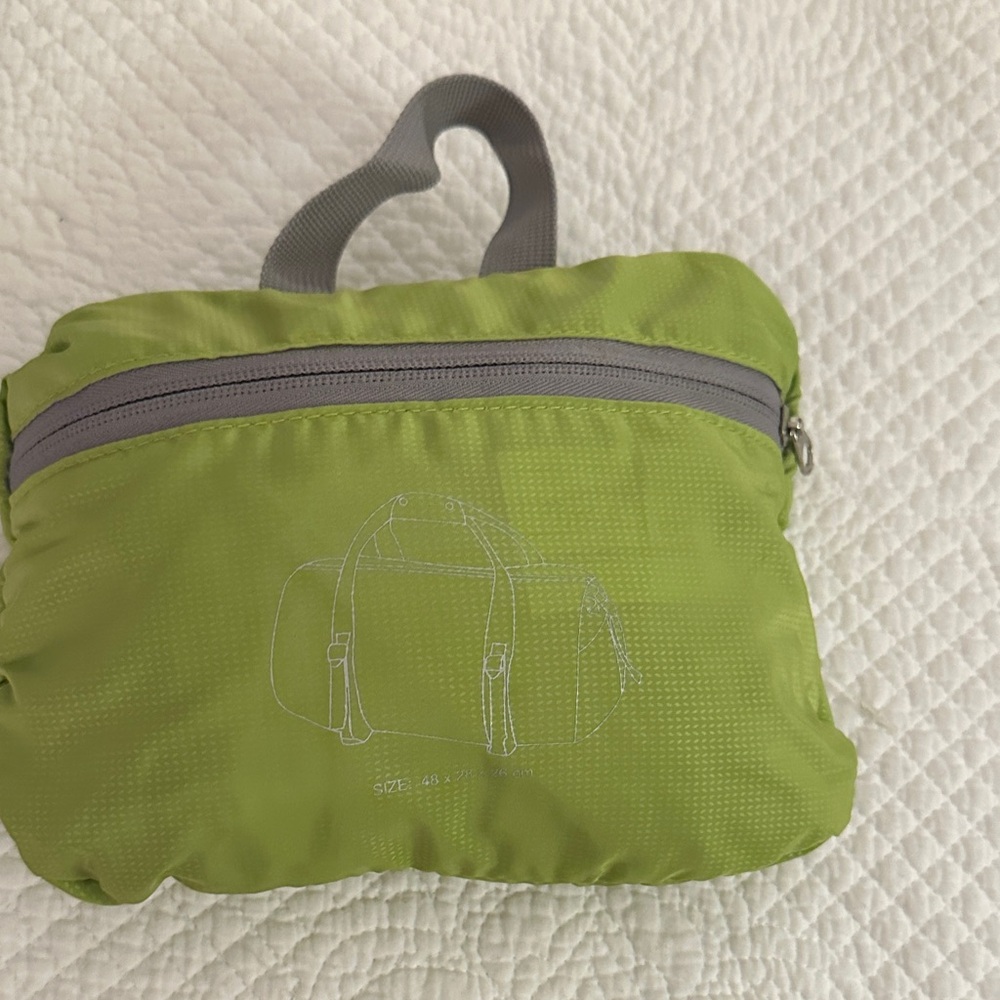 Green Foldable Travel Bag